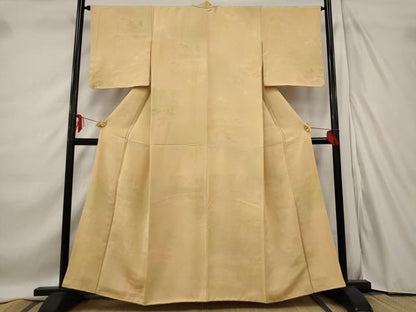 平和屋着物■上質な小紋　笹竹地紋　暈し染め　正絹　逸品　AABE1401st