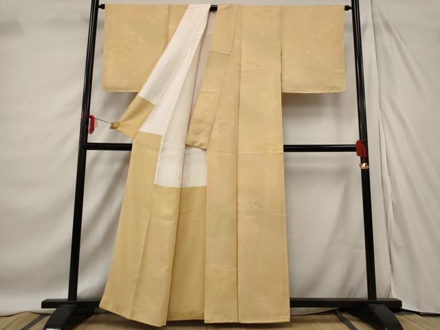 平和屋着物■上質な小紋　笹竹地紋　暈し染め　正絹　逸品　AABE1401st