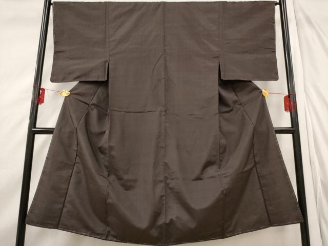 平和屋着物■男性　紬　縞　正絹　逸品　AABE1402st