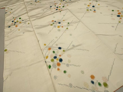 平和屋着物■上質な紬　霰　正絹　逸品　AABE1410st