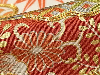 平和屋着物■豪華黒留袖　駒刺繍　吉祥扇面花文　金彩　正絹　逸品　AABE1475st