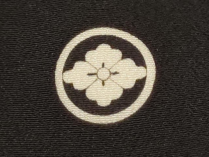 平和屋着物■豪華黒留袖　駒刺繍　風景枝花文　金彩　正絹　逸品　AABE1486st