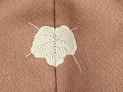 平和屋着物■訪問着　地紙花文　金彩　正絹　逸品　AABE1509st