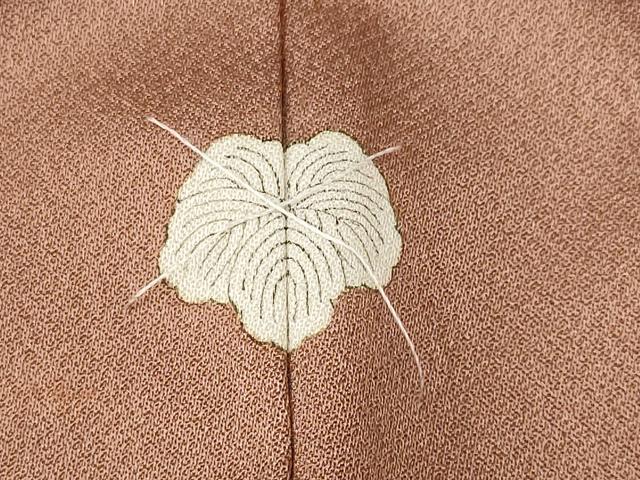 平和屋着物■訪問着　地紙花文　金彩　正絹　逸品　AABE1509st