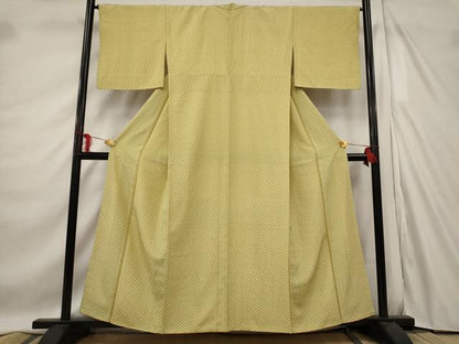 平和屋着物■上質な小紋　花青海波　正絹　逸品　AABE1551st