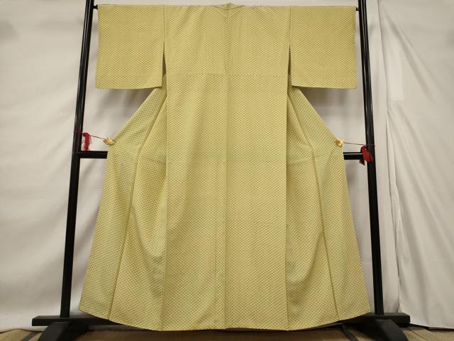 平和屋着物■上質な小紋　花青海波　正絹　逸品　AABE1551st