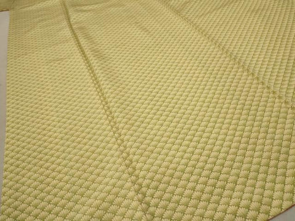 平和屋着物■上質な小紋　花青海波　正絹　逸品　AABE1551st