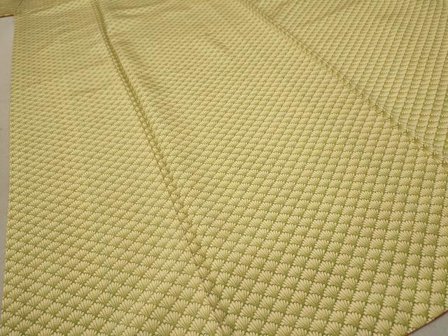 平和屋着物■上質な小紋　花青海波　正絹　逸品　AABE1551st