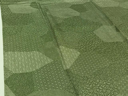 平和屋着物▽江戸小紋 単衣 寄せ小紋柄 正絹 逸品 AABE1563jh