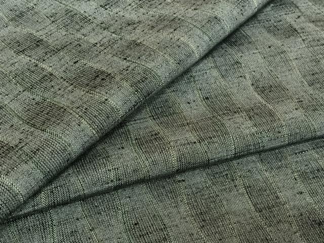 平和屋着物▽上質な紬 単衣 立涌文 正絹 逸品 AABE1564jh