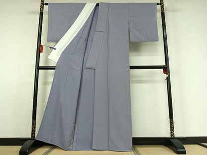平和屋着物▽江戸小紋 単衣 角通し 正絹 逸品 AABE1567jh