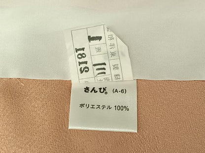 平和屋着物▽小紋 単衣 花丸文 さんび謹製 洗える着物 AABE1574jh