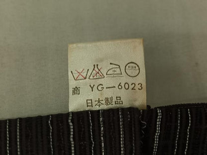 平和屋着物▽道中着　スリーシーズン　春夏秋　塵除け　紗　縞　正絹　逸品　AABE1580jh