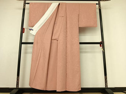 平和屋着物▽上質な色無地 単衣 流水地紋 虹色 正絹 逸品 AABE1582jh