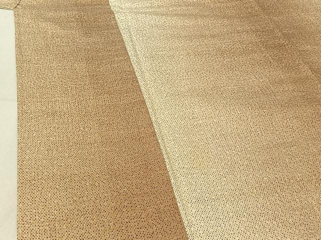 平和屋着物▽上質な紬 単衣 霞文 正絹 逸品 AABE1583jh
