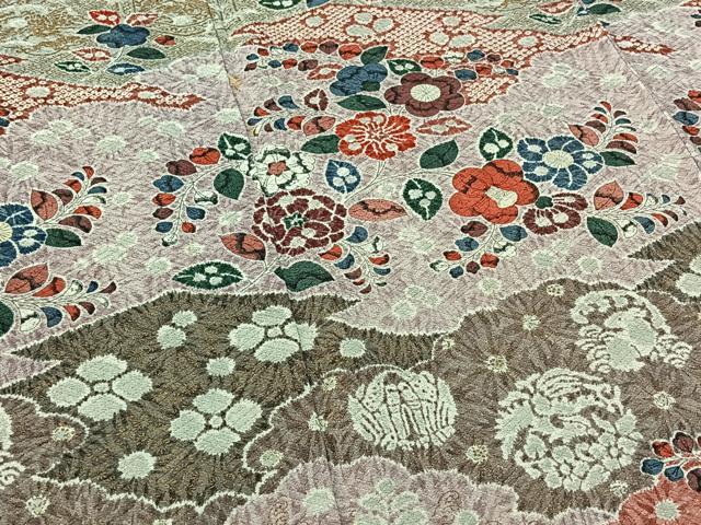 平和屋着物▽訪問着 単衣 辻が花 金彩 正絹 逸品 AABE1589jh