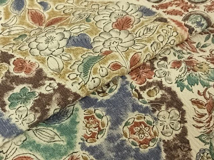 平和屋着物▽上質な小紋 単衣 辻が花 正絹 逸品 AABE1594jh