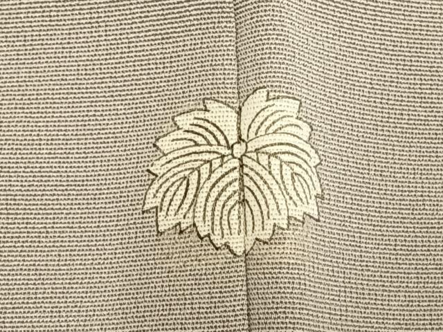 平和屋着物●銀座　志ま亀　訪問着　結び紐文　蕎麦切色地　金彩　正絹　逸品　AABE1607fy