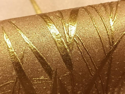 平和屋着物●訪問着　草葉文　暈し染め　金彩　正絹　逸品　AABE1661fy