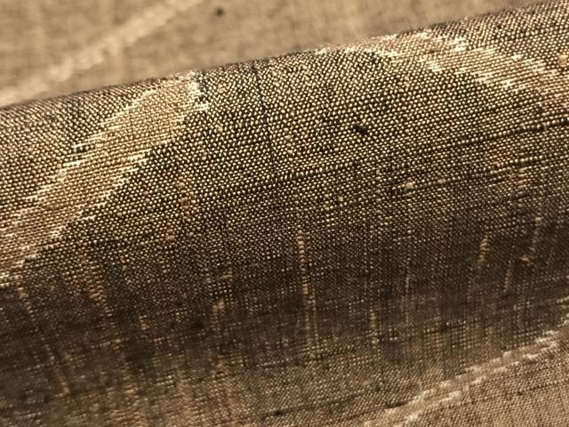 平和屋着物●上質な紬　幾何学文様　正絹　逸品　AABE1662fy