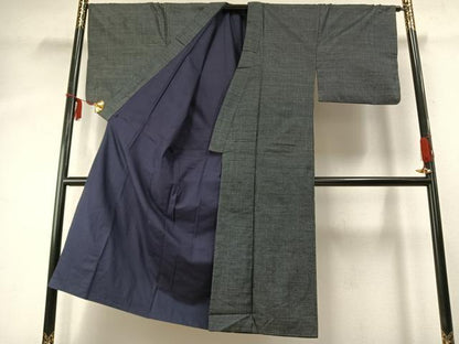 平和屋着物●男性　本場大島紬　アンサンブル　亀甲絣　正絹　逸品　AABE1671fy