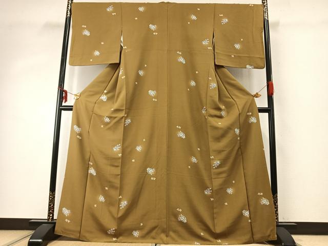 平和屋着物●上質な小紋　辻が花　暈し染め　正絹　逸品　AABE1677fy