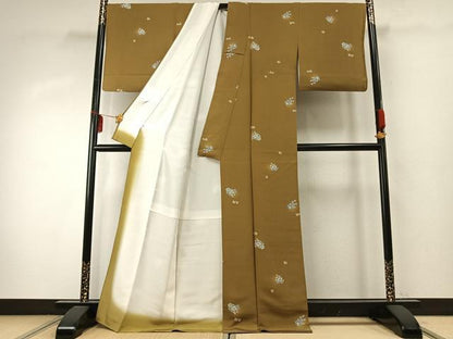 平和屋着物●上質な小紋　辻が花　暈し染め　正絹　逸品　AABE1677fy