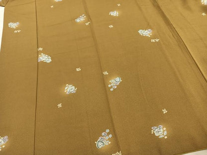 平和屋着物●上質な小紋　辻が花　暈し染め　正絹　逸品　AABE1677fy