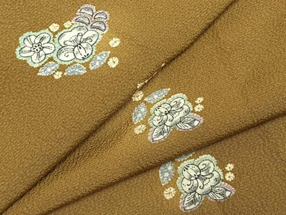 平和屋着物●上質な小紋　辻が花　暈し染め　正絹　逸品　AABE1677fy
