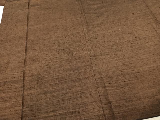 平和屋着物●男性　紬　アンサンブル　霞文　正絹　逸品　AABE1682fy