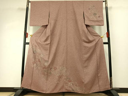 平和屋着物●訪問着　辻が花　正絹　逸品　AABE1704fy