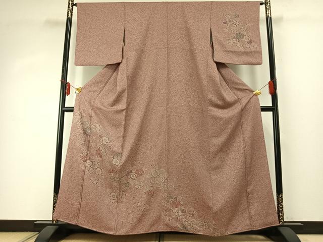 平和屋着物●訪問着　辻が花　正絹　逸品　AABE1704fy