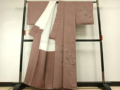 平和屋着物●訪問着　辻が花　正絹　逸品　AABE1704fy