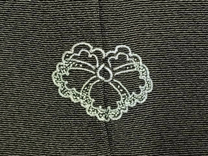 平和屋着物●訪問着 総刺繍 幾何学文様 金銀糸 正絹 逸品 AABE1712fy