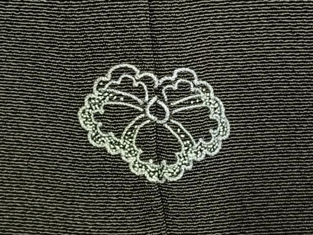 平和屋着物●訪問着 総刺繍 幾何学文様 金銀糸 正絹 逸品 AABE1712fy