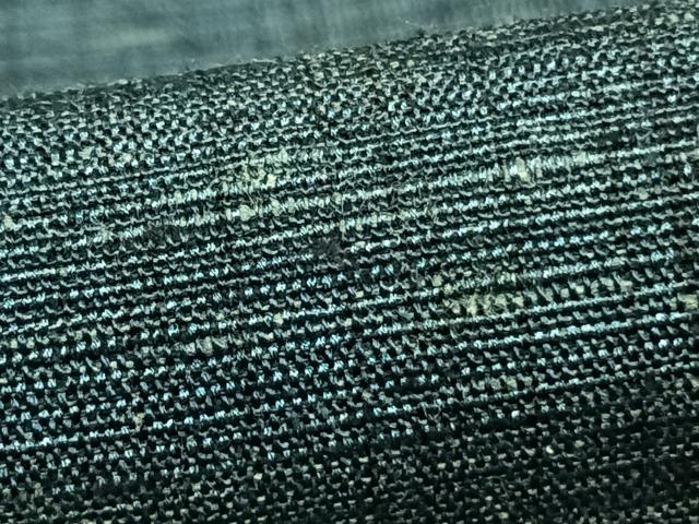 平和屋着物○男性 紬 アンサンブル 長襦袢(無双仕立て)セット 霞文