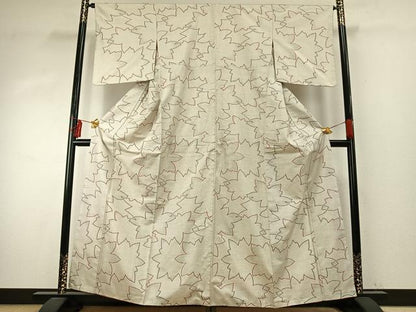 平和屋着物●本場大島紬 カタス7マルキ 総絣 舞花文 正絹 逸品 AABE1734fy