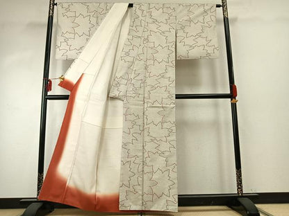 平和屋着物●本場大島紬 カタス7マルキ 総絣 舞花文 正絹 逸品 AABE1734fy