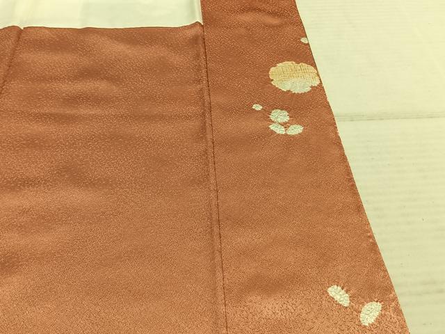 平和屋着物●訪問着 絞り 刺繍 雪輪花文 金糸 金彩 正絹 逸品 AABE1754fy