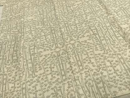平和屋着物●本場大島紬　白大島　カタス9マルキ　竹文　正絹　逸品　AABE1779fy