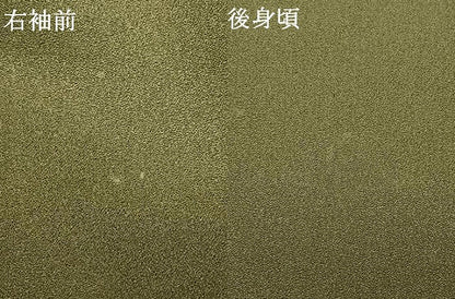 平和屋着物●訪問着　幾何学霞文　金糸　正絹　逸品　AABE1780fy