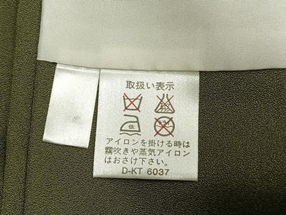 平和屋着物●訪問着　幾何学霞文　金糸　正絹　逸品　AABE1780fy