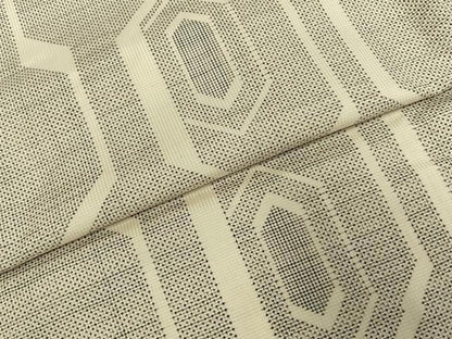 平和屋着物●本場大島紬　一元絣　亀甲文　正絹　逸品　AABE1801fy