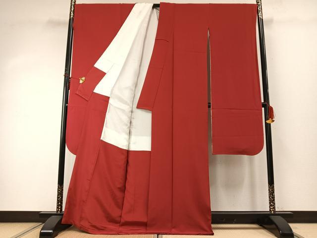 平和屋着物●豪華振袖　紅海老茶色　正絹　逸品　AABE1806fy