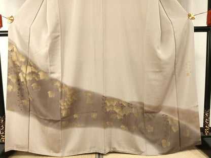 平和屋着物●高木伍　色留袖　蔦の葉文　暈し染め　正絹　逸品　AABE1820fy