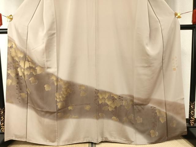 平和屋着物●高木伍　色留袖　蔦の葉文　暈し染め　正絹　逸品　AABE1820fy