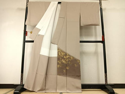 平和屋着物●高木伍　色留袖　蔦の葉文　暈し染め　正絹　逸品　AABE1820fy