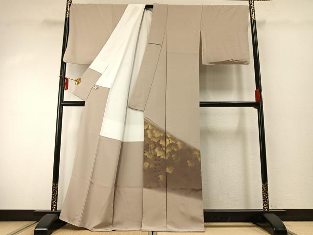 平和屋着物●高木伍　色留袖　蔦の葉文　暈し染め　正絹　逸品　AABE1820fy