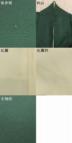 平和屋着物●訪問着　駒刺繍　鶴　金彩　ロング丈　正絹　逸品　AABE1822fy