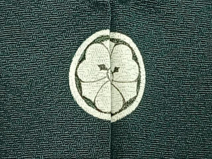 平和屋着物●訪問着　駒刺繍　鶴　金彩　ロング丈　正絹　逸品　AABE1822fy